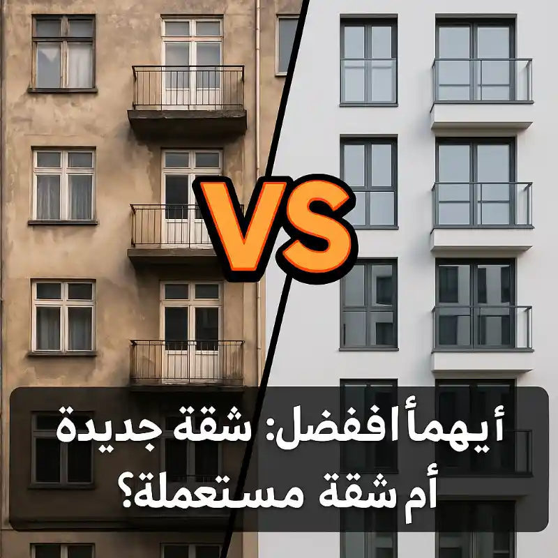 أيهما أفضل: شقة جديدة أم شقة مستعملة؟